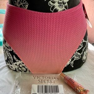 Victoria Secret Bathing Suit Bottoms and Victoria Secret Lip Gloss